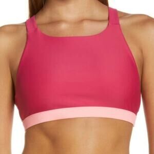 Sweaty Betty Fuchsia and Light Pink Bikini Top